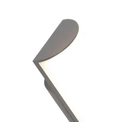 QAZQA Gartenbeleuchtung|Led-Außenleuchten*Moderne Außenwandleuchte dunkelgrau inkl. LED - Harry