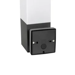 QAZQA Gartenbeleuchtung|Außenwandleuchten*Moderne Außenwandleuchte dunkelgrau mit Opal - Malios