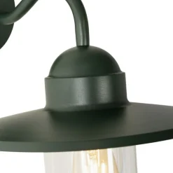 QAZQA Außenwandleuchten|Gartenbeleuchtung*Moderne Außenwandleuchte dunkelgrün IP44 - Kansas