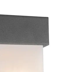 QAZQA Gartenbeleuchtung|Außenwandleuchten*Moderne Außenwandleuchte dunkelgrau IP44 - Tide