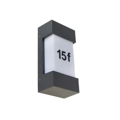 QAZQA Gartenbeleuchtung|Außenwandleuchten*Moderne Außenwandleuchte dunkelgrau IP44 - Tide