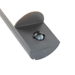 QAZQA Gartenbeleuchtung|Led-Außenleuchten*Moderne Außenwandleuchte dunkelgrau mit Bewegungssensor - Harry