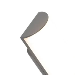 QAZQA Gartenbeleuchtung|Led-Außenleuchten*Moderne Außenwandleuchte dunkelgrau mit Bewegungssensor - Harry