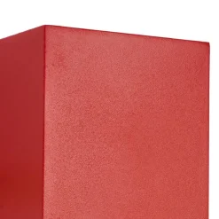 QAZQA Gartenbeleuchtung|Led-Außenleuchten*Moderne Außenwandleuchte Dunkelrot inkl. LED IP54 - Edwin