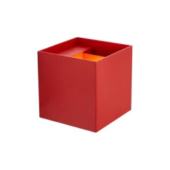 QAZQA Gartenbeleuchtung|Led-Außenleuchten*Moderne Außenwandleuchte Dunkelrot inkl. LED IP54 - Edwin