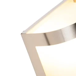 QAZQA Gartenbeleuchtung|Außenwandleuchten*Moderne Außenwandleuchte Edelstahl IP44 - Mira