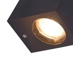 QAZQA Gartenbeleuchtung|Außenwandleuchten*Moderne Außenwandleuchte grau aus Kunststoff - Baleno