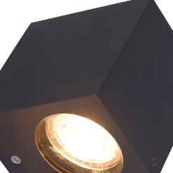 QAZQA Gartenbeleuchtung|Außenwandleuchten*Moderne Außenwandleuchte grau aus Kunststoff - Baleno