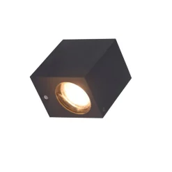 QAZQA Gartenbeleuchtung|Außenwandleuchten*Moderne Außenwandleuchte grau aus Kunststoff - Baleno