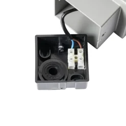 QAZQA Gartenbeleuchtung|Außenwandleuchten*Moderne Außenwandleuchte grau IP44 mit Hausnummer - Dänemark