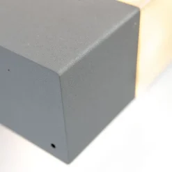 QAZQA Gartenbeleuchtung|Außenwandleuchten*Moderne Außenwandleuchte grau IP44 - Dänemark