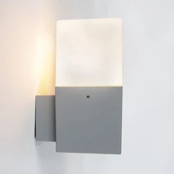 QAZQA Gartenbeleuchtung|Außenwandleuchten*Moderne Außenwandleuchte grau IP44 - Dänemark