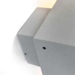 QAZQA Gartenbeleuchtung|Außenwandleuchten*Moderne Außenwandleuchte grau IP44 - Dänemark