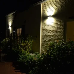 QAZQA Gartenbeleuchtung|Außenwandleuchten*Moderne Außenwandleuchte Graphit 14,3 cm IP44 - Latina