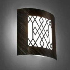 QAZQA Gartenbeleuchtung|Außenwandleuchten*Moderne Außenwandleuchte rostbraun IP44 - Emmerald Classic