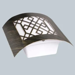 QAZQA Gartenbeleuchtung|Außenwandleuchten*Moderne Außenwandleuchte rostbraun IP44 - Emmerald Classic