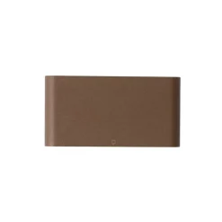 QAZQA Gartenbeleuchtung|Led-Außenleuchten*Moderne Außenwandleuchte rostbraun 17,5 cm inkl. LED IP65 - Batt