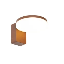 QAZQA Gartenbeleuchtung|Led-Außenleuchten*Moderne Außenwandleuchte rostbraun inkl. LED IP54 - Esmee