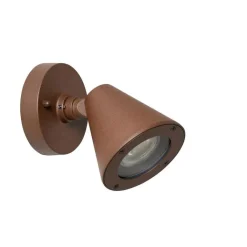 QAZQA Gartenbeleuchtung|Außenwandleuchten*Moderne Außenwandleuchte rostbraun IP44 verstellbar - Ciara