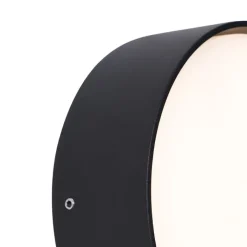 QAZQA Gartenbeleuchtung|Led-Außenleuchten*Moderne Außenwandleuchte Schwarz inkl. LED IP65 - Dop