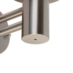 QAZQA Außenwandleuchten|Gartenbeleuchtung*Moderne Außenwandleuchte Stahl Edelstahl IP44 - Sfera