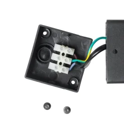 QAZQA Gartenbeleuchtung|Außenwandleuchten*Moderne Außenwandleuchte schwarz IP44 mit Rauchglaseffekt - Dänemark