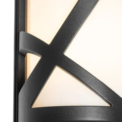 QAZQA Gartenbeleuchtung|Außenwandleuchten*Moderne Außenwandleuchte schwarz IP44 - Suzie