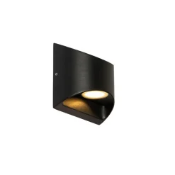 QAZQA Led-Außenleuchten|Außenwandleuchten*Moderne Außenwandleuchte schwarz inkl. LED 2-flammig IP54 - Mal