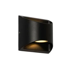 QAZQA Led-Außenleuchten|Außenwandleuchten*Moderne Außenwandleuchte schwarz inkl. LED 2-flammig IP54 - Mal