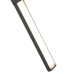 QAZQA Gartenbeleuchtung|Led-Außenleuchten*Moderne Außenwandleuchte schwarz inkl. LED IP54 - Jamal