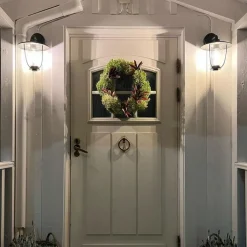 QAZQA Gartenbeleuchtung|Außenwandleuchten*Moderne Außenwandleuchte schwarz mit Klarglas - Khana