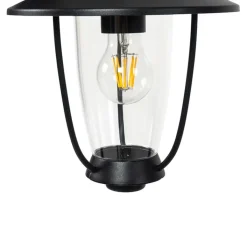 QAZQA Gartenbeleuchtung|Außenwandleuchten*Moderne Außenwandleuchte schwarz mit Klarglas - Khana