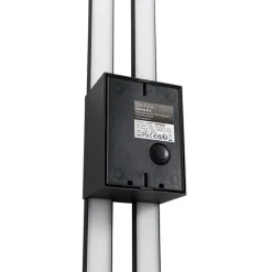 QAZQA Gartenbeleuchtung|Led-Außenleuchten*Moderne Außenwandleuchte schwarz inkl. LED 2-Licht IP54 - Jamal