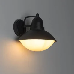 QAZQA Gartenbeleuchtung|Außenwandleuchten*Moderne Außenwandleuchte schwarz IP44 - Marcel