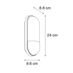 QAZQA Gartenbeleuchtung|Außenwandleuchten*Moderne Außenwandleuchte schwarz IP54 - Stockholm