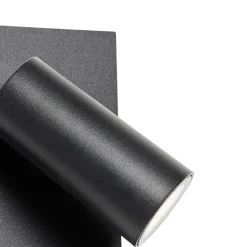 QAZQA Gartenbeleuchtung|Led-Außenleuchten*Moderne Außenwandleuchte schwarz inkl. LED IP54 - Simon