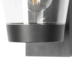 QAZQA Gartenbeleuchtung|Außenwandleuchten*Moderne Außenwandleuchte schwarz IP44 - Joren