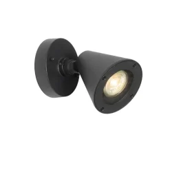 QAZQA Gartenbeleuchtung|Außenwandleuchten*Moderne Außenwandleuchte schwarz IP44 - Ciara