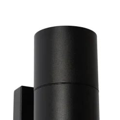 QAZQA Professional Gartenbeleuchtung|Außenwandleuchten*Moderne Außenwandleuchte schwarz 2-flammig AR70 IP44 - Duo