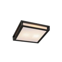 QAZQA Gartenbeleuchtung|Badezimmerlampen*Moderne Außenwandleuchte schwarz 2-Licht IP44 - Jeffrey