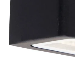 QAZQA Gartenbeleuchtung|Außenwandleuchten*Moderne Außenwandleuchte schwarz IP44 - Latina