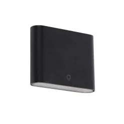 QAZQA Gartenbeleuchtung|Led-Außenleuchten*Moderne Außenwandleuchte schwarz 11,5 cm inkl. LED IP65 - Batt