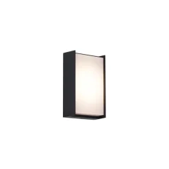 QAZQA Gartenbeleuchtung|Led-Außenleuchten*Moderne Außenwandleuchte Schwarz inkl. LED IP65 - Packet