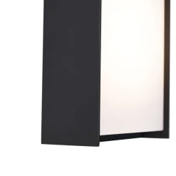 QAZQA Gartenbeleuchtung|Led-Außenleuchten*Moderne Außenwandleuchte Schwarz inkl. LED IP65 - Packet