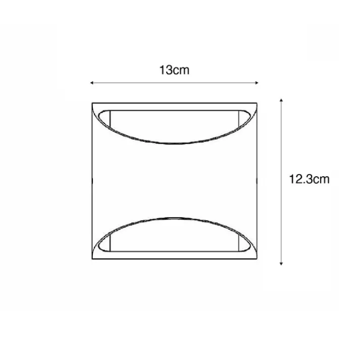 QAZQA Gartenbeleuchtung|Led-Außenleuchten*Moderne Außenwandleuchte weiß inkl. LED 2-flammig IP54 - Mal