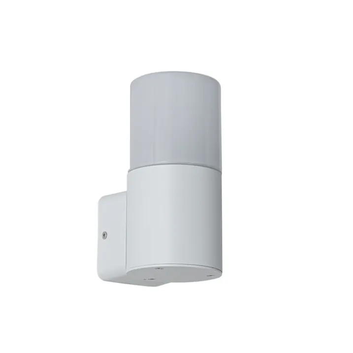 QAZQA Gartenbeleuchtung|Außenwandleuchten*Moderne Außenwandleuchte weiß mit Opalschirm IP44 - Odense