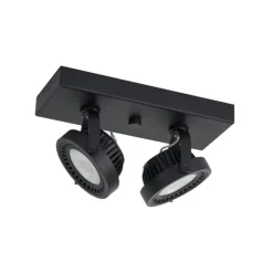 QAZQA Professional Led-Strahler|Led-Deckenleuchten*Moderne Aufbauleuchte schwarz inkl. dimmbarer LED 2-Licht - Apollo