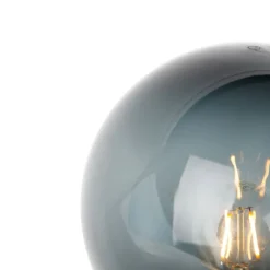 Trio Leuchten Gartenbeleuchtung*Moderne Aufsatzleuchte Rauchglas 20 cm IP44 - Moshi