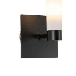 QAZQA Badezimmerlampen|Wandleuchten*Moderne Badezimmer Wandleuchte schwarz IP44 - Bath