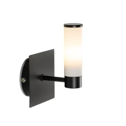 QAZQA Badezimmerlampen|Wandleuchten*Moderne Badezimmer Wandleuchte schwarz IP44 - Bath
